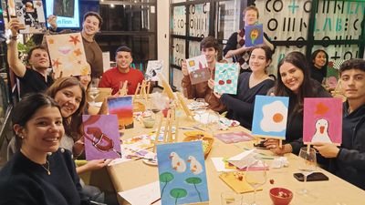 Art & Wine Valencia: el evento creativo para estudiantes de Vanguard Student Housing